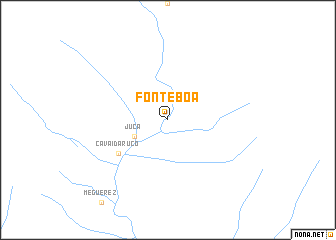map of Fonte Boa