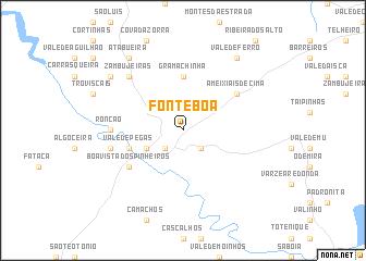 map of Fonte Boa