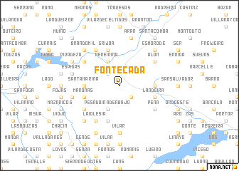 map of Fontecada