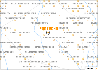 map of Fontecha