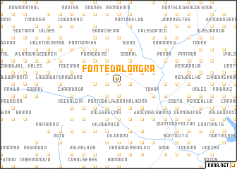 map of Fonte da Longra