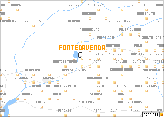 map of Fonte da Venda