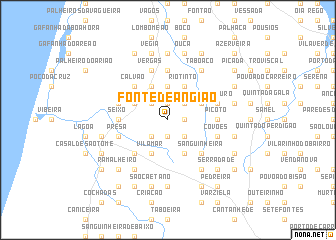 map of Fonte de Angião