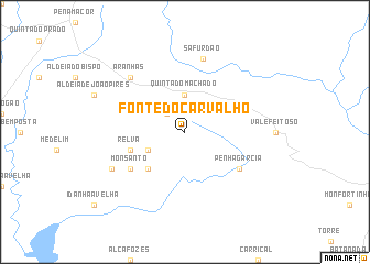 map of Fonte do Carvalho