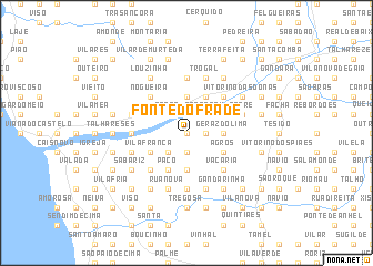 map of Fonte do Frade