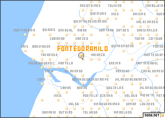 map of Fonte do Ramilo