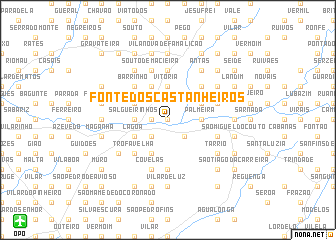 map of Fonte dos Castanheiros