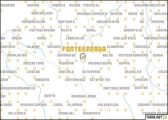 map of Fonte Errada