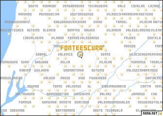 map of Fonte Escura