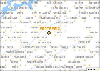 map of Fonte Fria