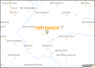 map of Fontegreca