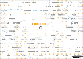 map of Fonteintje