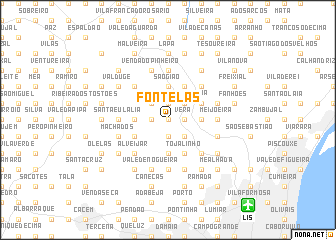 map of Fontelas