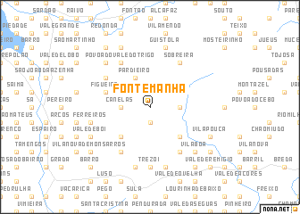 map of Fontemanha