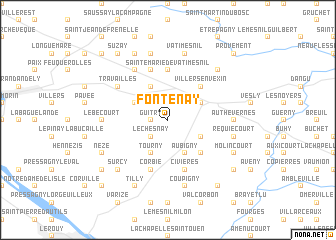 map of Fontenay