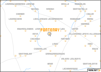 map of Fontenay
