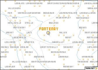 map of Fontenay