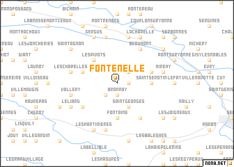 map of Fontenelle