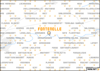 map of Fontenelle