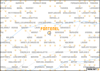 map of Fontenel