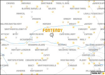 map of Fontenoy