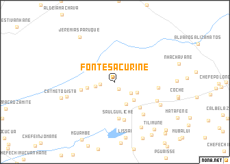 map of Fonte Sacurine