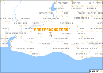 map of Fontes da Matosa