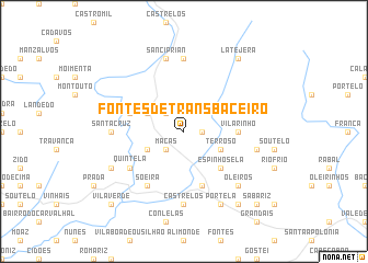 map of Fontes de Transbaceiro