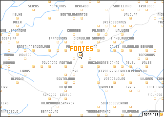 map of Fontes