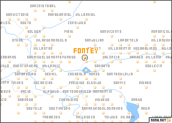 map of Fontey