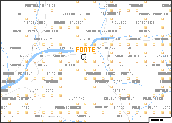 map of Fonte