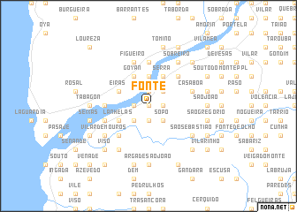 map of Fonte