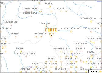 map of Fonte