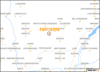 map of Fontienne