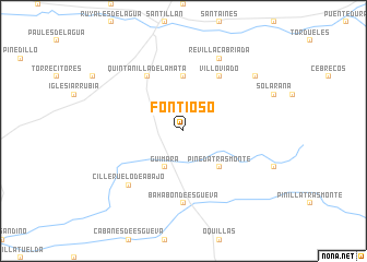 map of Fontioso
