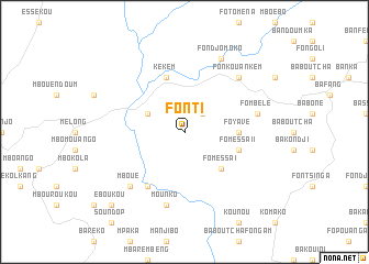 map of Fonti