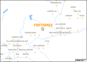 map of Font-Romeu