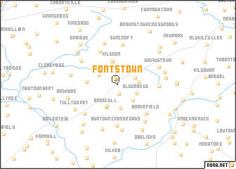 map of Fontstown