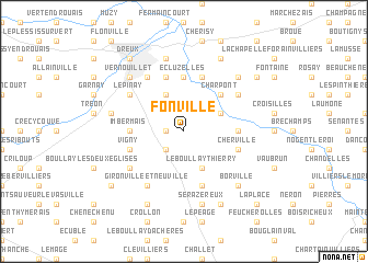 map of Fonville