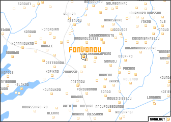 map of Fonvonou