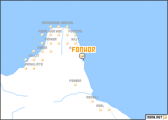 map of Fonwor