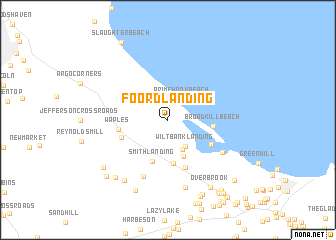 map of Foord Landing