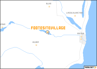 map of Foote Site Village