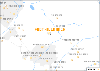 map of Foothill Ranch