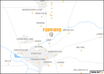 map of Foppiano