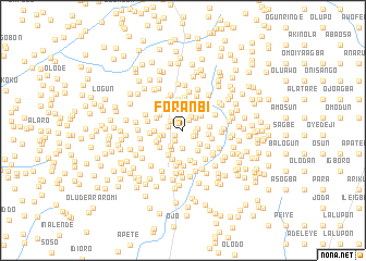 map of Foranbi