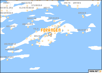 map of Förängen