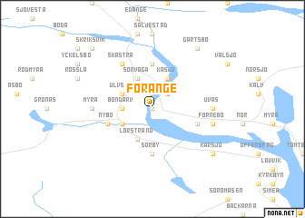 map of Föränge