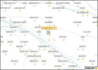 map of Forăşti