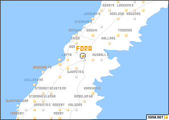 map of Föra